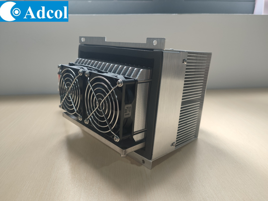 110W lucht-naar-lucht thermoelektrische assemblage ontworpen voor elektronische kasten, koel- en milieukamers.