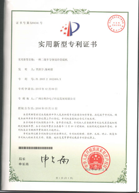 China Adcol Electronics (Guangzhou) Co., Ltd. Certificaten