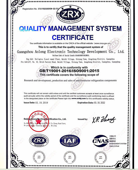 China Adcol Electronics (Guangzhou) Co., Ltd. Certificaten